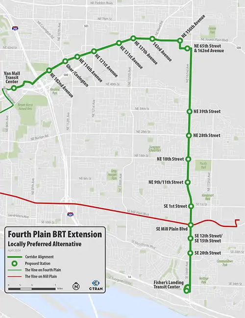 Fourth Plain BRT Extension LPA